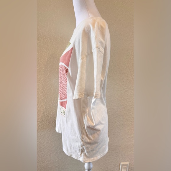 Hollister Women’s Oversized “Saint Thomas Racquet Club” Graphic Tee – Size Small - Picture 7 of 11